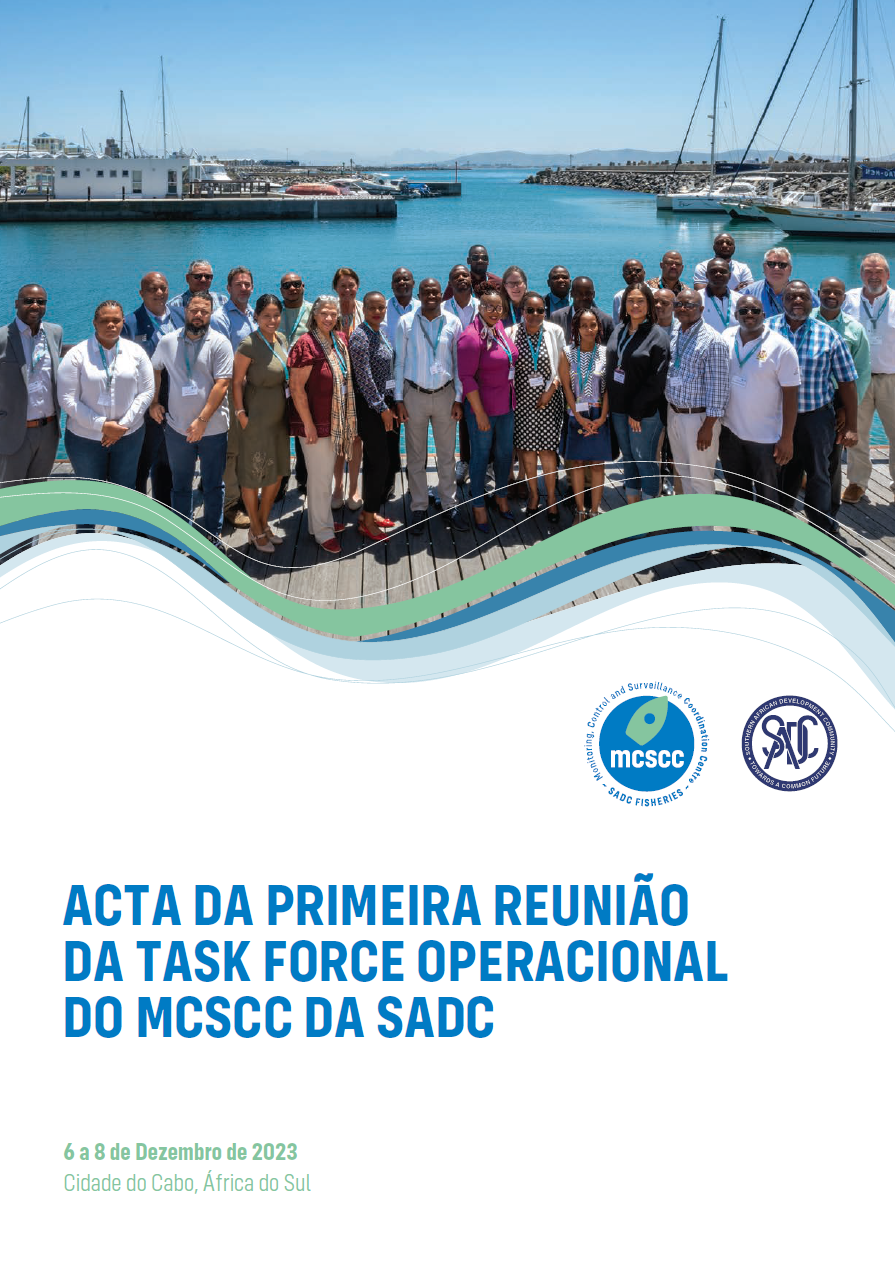 Publication cover for ACTA DA PRIMEIRA REUNIÃODA TASK FORCE OPERACIONALDO MCSCC DA SADC