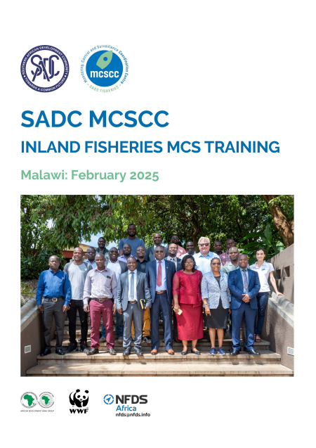 Publication cover for Record of the first Inland Fisheries MCS Training
